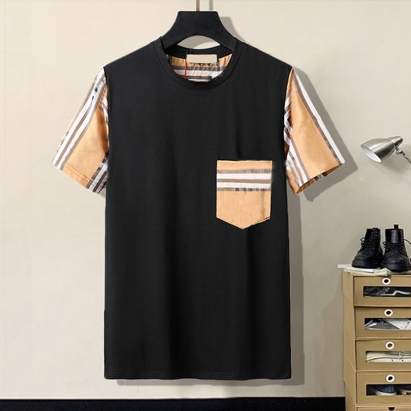 famous mens t-shirt t shirt letter print round neck short sleeve stripe black white fashion women fashion brands tees, White;black
famous mens t-shirt t shirt letter print round neck short sleeve stripe black white fashion women fashion brands tees, White;black