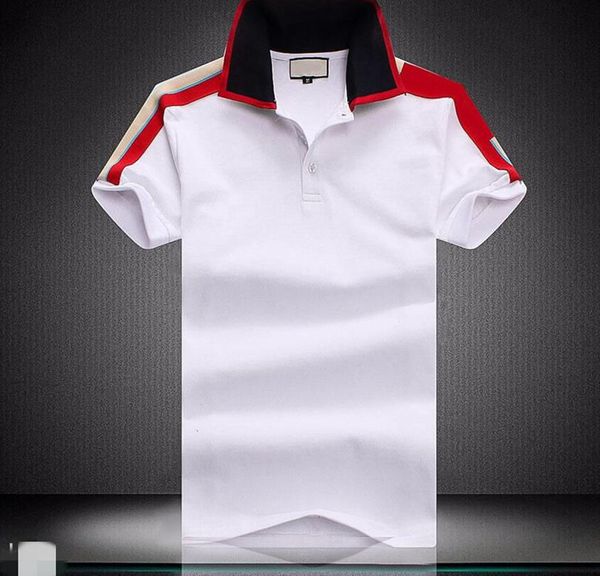 men's t-shirts polos short sleeved summer cotton embroidery luxury t shirt new designer polo shirt high street tee, White;black
men's t-shirts polos short sleeved summer cotton embroidery luxury t shirt new designer polo shirt high street tee, White;black