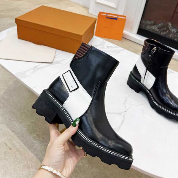 designer boots fashion leather women louiseity autumn winter shoes letters viutonity boot fm, Black
designer boots fashion leather women louiseity autumn winter shoes letters viutonity boot fm, Black