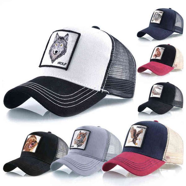 stick cloth embroidered animal pattern baseball cap outdoor sunshade men's and women's sports truck driver net, Blue;gray
stick cloth embroidered animal pattern baseball cap outdoor sunshade men's and women's sports truck driver net, Blue;gray