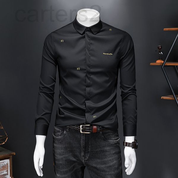 men's casual shirts designer zh586 lily's family mainly promotes spring long sleeved shirts zd0w2022, White;black
men's casual shirts designer zh586 lily's family mainly promotes spring long sleeved shirts zd0w2022, White;black