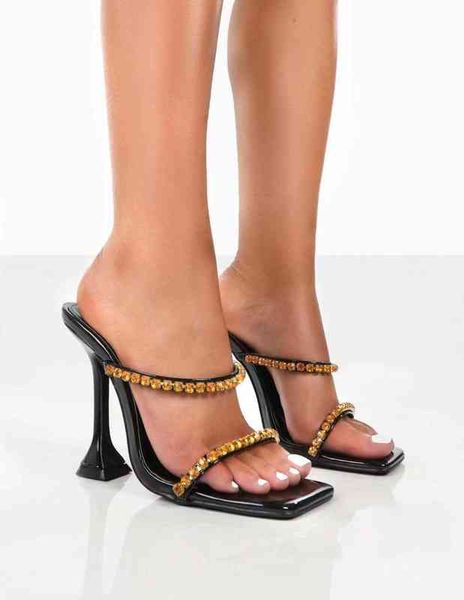 slippers 2022 spring new large metal chain one-sided high-heeled fashion sandal women, Black
slippers 2022 spring new large metal chain one-sided high-heeled fashion sandal women, Black