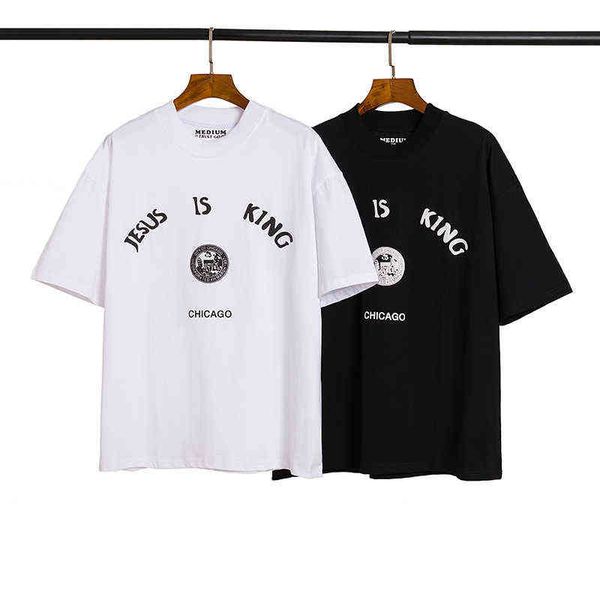 jesus is king t-shirt 2020 men women chicago city print t-shirts oversize good quality version tee cotton t220721, White;black
jesus is king t-shirt 2020 men women chicago city print t-shirts oversize good quality version tee cotton t220721, White;black