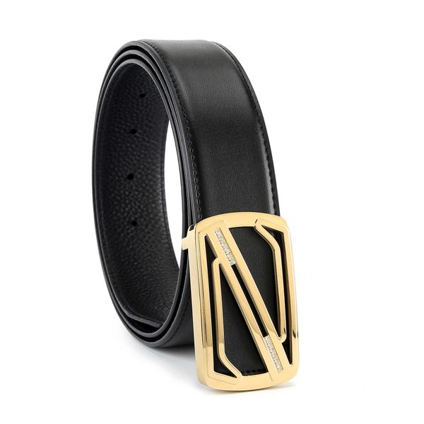belts 3.8 wide stainless steel diamond-encrusted men's casual business leather smooth buckle belts trousers punched belt for men, Black;brown
belts 3.8 wide stainless steel diamond-encrusted men's casual business leather smooth buckle belts trousers punched belt for men, Black;brown