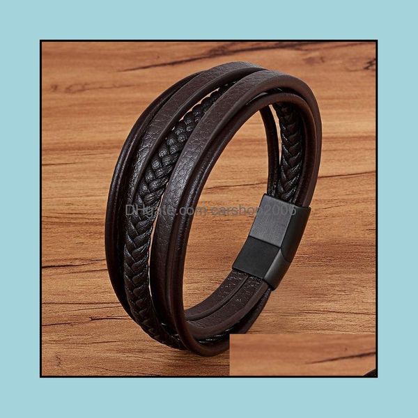 other bracelets jewelry fashion genuine leather bracelet for men hand charm mtilayer male handmade drop delivery 2021 daxiw, Golden;silver
other bracelets jewelry fashion genuine leather bracelet for men hand charm mtilayer male handmade drop delivery 2021 daxiw, Golden;silver