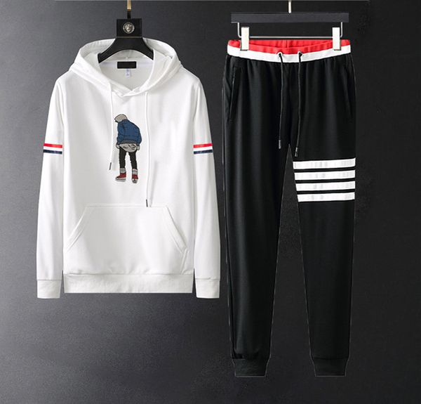 2022 men's hoodies & sweatshirts spring autumn men's hooded patchwork sports hoodeis set fashion casual jogger pants suit men trac, Gray
2022 men's hoodies & sweatshirts spring autumn men's hooded patchwork sports hoodeis set fashion casual jogger pants suit men trac, Gray