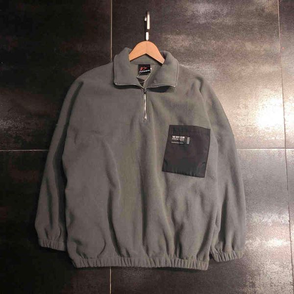 autumn and winter sweaters men's fashion ins hong kong style loose lovers' wear plush semi zipper jacket trend versatile 2021 kore, Black
autumn and winter sweaters men's fashion ins hong kong style loose lovers' wear plush semi zipper jacket trend versatile 2021 kore, Black