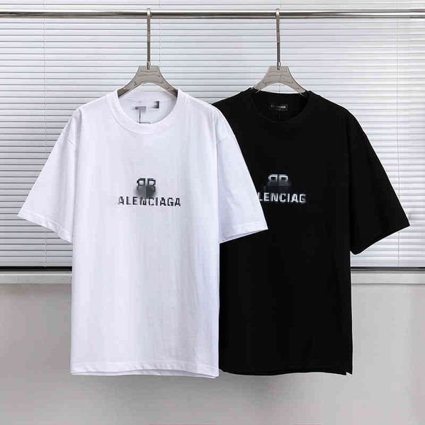 balencigas t-shirt b fashion brand correct version paris double b lock hole short sleeve 2022 summer new multilingual loose t-shirt, White;black
balencigas t-shirt b fashion brand correct version paris double b lock hole short sleeve 2022 summer new multilingual loose t-shirt, White;black