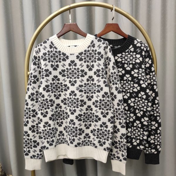 women's knits & tees autumn and winter xiaoxiangfeng pure cashmere celebrity pullover round neck snowflake jacquard sweater women', White
women's knits & tees autumn and winter xiaoxiangfeng pure cashmere celebrity pullover round neck snowflake jacquard sweater women', White