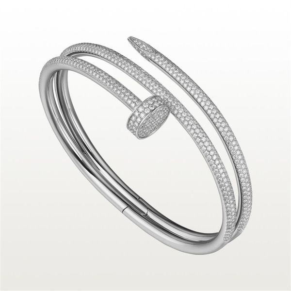 nail bracelet 2 0 designer bracelets luxury jewelry for women bangle diamonds titanium steel alloy gold-plated process never fade 201a, Black
nail bracelet 2 0 designer bracelets luxury jewelry for women bangle diamonds titanium steel alloy gold-plated process never fade 201a, Black