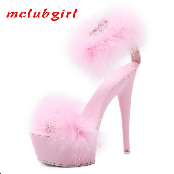 mclubgirl sandals for women model high heels fine with black platform heels ultra-high-heel furry sandals women's lfd 220402 
mclubgirl sandals for women model high heels fine with black platform heels ultra-high-heel furry sandals women's lfd 220402