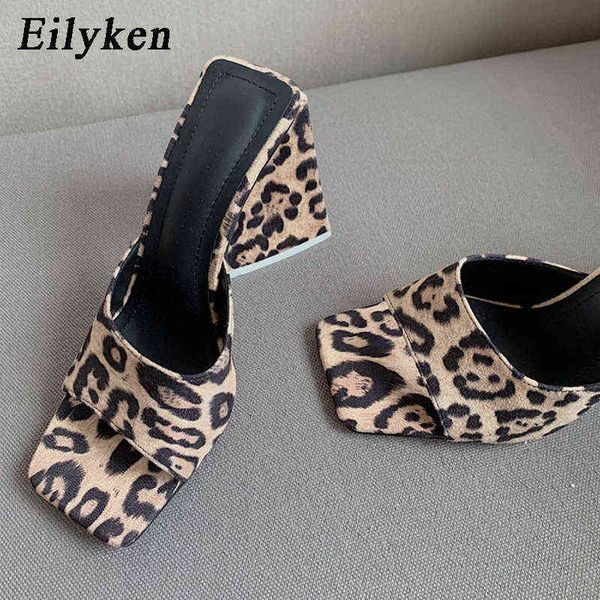 eilyken new summer crystal triangle thick heel slippers leopard print woman square toes dress party shoes, Black
eilyken new summer crystal triangle thick heel slippers leopard print woman square toes dress party shoes, Black