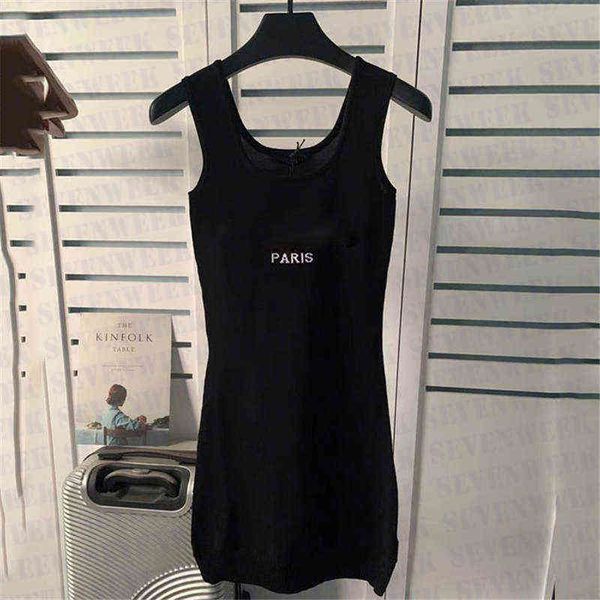 women casual dresses knits sleeveless classic letter print womens slim dress summer, Black;gray
women casual dresses knits sleeveless classic letter print womens slim dress summer, Black;gray