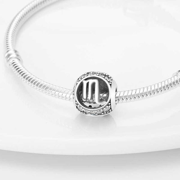 ley round silver bra, 925 silver, twelve constellations series - scorpio, custom pearl, original pandora bracelet, exquisite jewelry, Golden;silver
ley round silver bra, 925 silver, twelve constellations series - scorpio, custom pearl, original pandora bracelet, exquisite jewelry, Golden;silver
