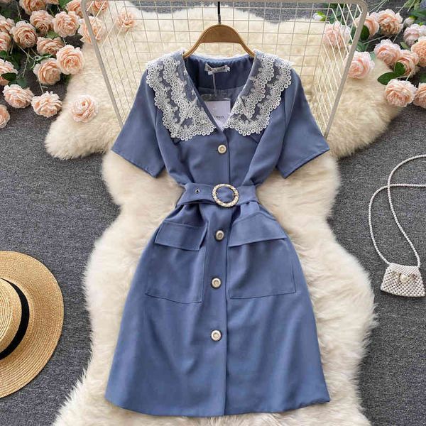 casual dresses 2022 summer dress women's temperament work lace collar waist a-line skirt short sleeve slim 48uo, Black;gray
casual dresses 2022 summer dress women's temperament work lace collar waist a-line skirt short sleeve slim 48uo, Black;gray