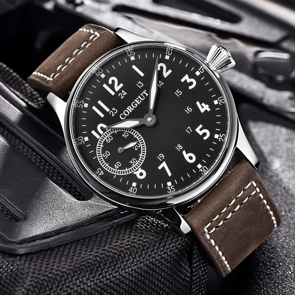 watch manual chain mechanical watch back transparent leisure fine steel round pointer luminous waterproof belt men's, Slivery;brown
watch manual chain mechanical watch back transparent leisure fine steel round pointer luminous waterproof belt men's, Slivery;brown