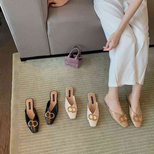 designer shoes flat shoes with square head buckle and half slippers women's shallow mouth new korean oilskin soft surface flat bag in s, Black
designer shoes flat shoes with square head buckle and half slippers women's shallow mouth new korean oilskin soft surface flat bag in s, Black