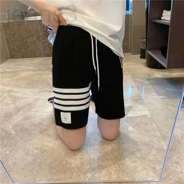 men's pants designer tb college style knitted ice silk shorts women's sportswear pants trendy ins loose wide legs casual and versa, Black
men's pants designer tb college style knitted ice silk shorts women's sportswear pants trendy ins loose wide legs casual and versa, Black