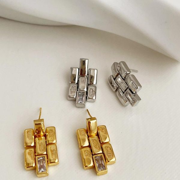 stud srcoi multiple layers small squares link chain earrings with zircon for ladies wide thick metal strap geometric, Golden;silver
stud srcoi multiple layers small squares link chain earrings with zircon for ladies wide thick metal strap geometric, Golden;silver