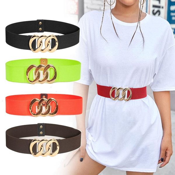 woven elastic waistband womens fashion casual versatile dress accessories luxury design belt simple metal buckle corset, Black;brown
woven elastic waistband womens fashion casual versatile dress accessories luxury design belt simple metal buckle corset, Black;brown