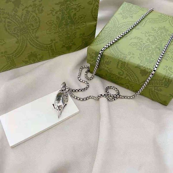 2023 designer new fashion jewelry gujia 925 silver carved eagle head pendant double necklaces for men and women
2023 designer new fashion jewelry gujia 925 silver carved eagle head pendant double necklaces for men and women