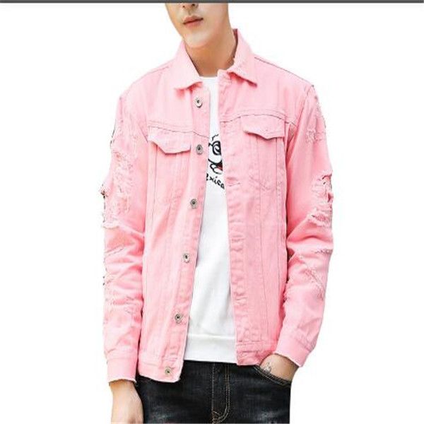 new spring and autumn men's ripped jacket denim cotton jackets denim coat top, Black;brown
new spring and autumn men's ripped jacket denim cotton jackets denim coat top, Black;brown
