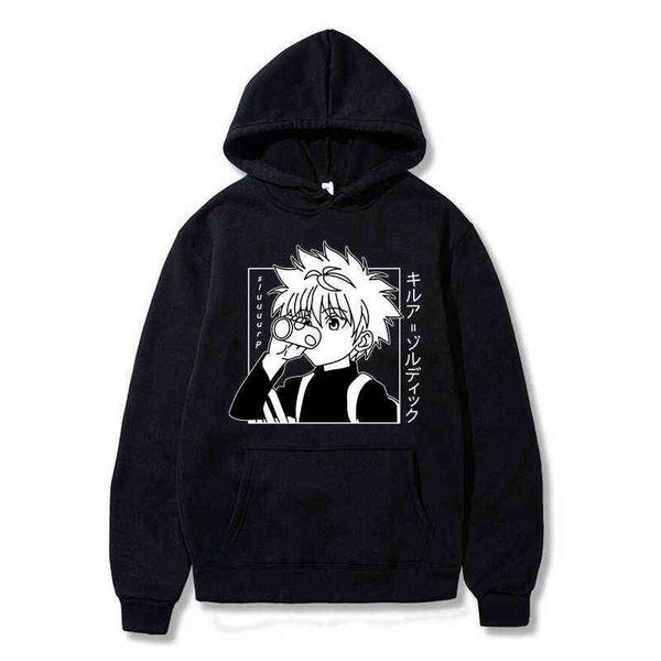 cute mens hoodies hunter x hunter men women pullovers hoodies sweatshirts killua zoldyck hisoka 90s anime hoody streetwear g220429, Black
cute mens hoodies hunter x hunter men women pullovers hoodies sweatshirts killua zoldyck hisoka 90s anime hoody streetwear g220429, Black