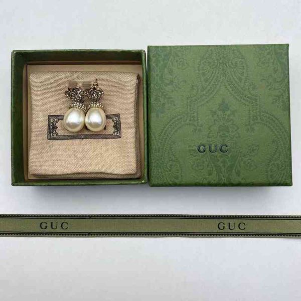 2022 factory wholesale new home new style used full diamond strawberry silver needle tassel pearl earrings, Golden 
2022 factory wholesale new home new style used full diamond strawberry silver needle tassel pearl earrings, Golden