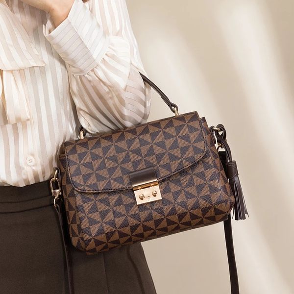 new shoulder bags for women luxury with crossbody strap and handle plaid fashion vintage messenger female handbags
new shoulder bags for women luxury with crossbody strap and handle plaid fashion vintage messenger female handbags