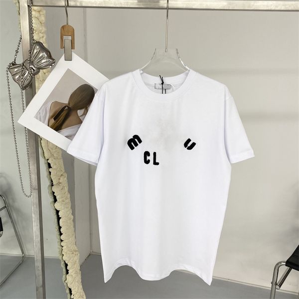 spring and summer new round neck cotton towel embroidered t-shirt casual slim couple short sleeve, White;black
spring and summer new round neck cotton towel embroidered t-shirt casual slim couple short sleeve, White;black