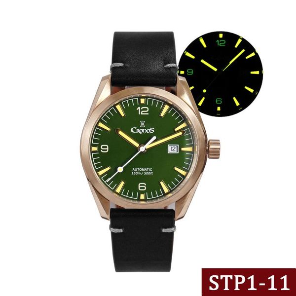 wristwatches cronos men's mechanical watches bronze cusn8 pt5000 sw200 sapphire crystal leather rubber strap automatic watch, Slivery;brown
wristwatches cronos men's mechanical watches bronze cusn8 pt5000 sw200 sapphire crystal leather rubber strap automatic watch, Slivery;brown