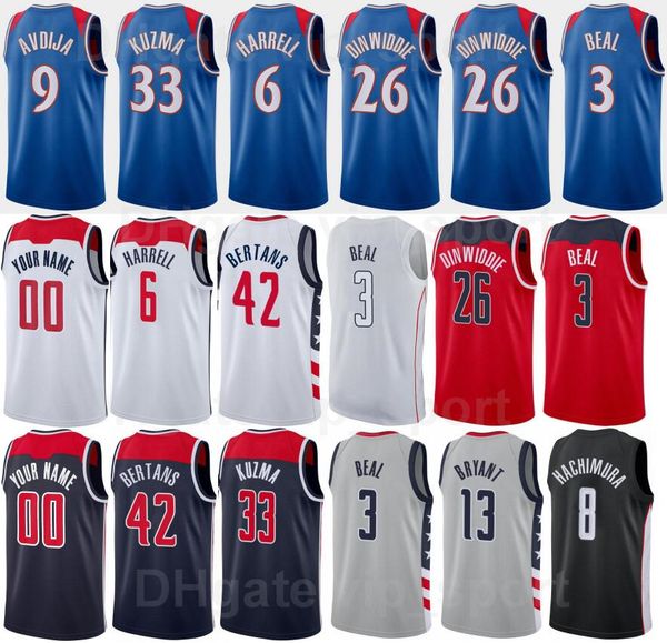 75th anniversary basketball print deni avdija jersey 9 bradley beal 3 spencer dinwiddie 26 montrezl harrell 6 kyle kuzma 33 caldwell-pope 1, Black;red
75th anniversary basketball print deni avdija jersey 9 bradley beal 3 spencer dinwiddie 26 montrezl harrell 6 kyle kuzma 33 caldwell-pope 1, Black;red