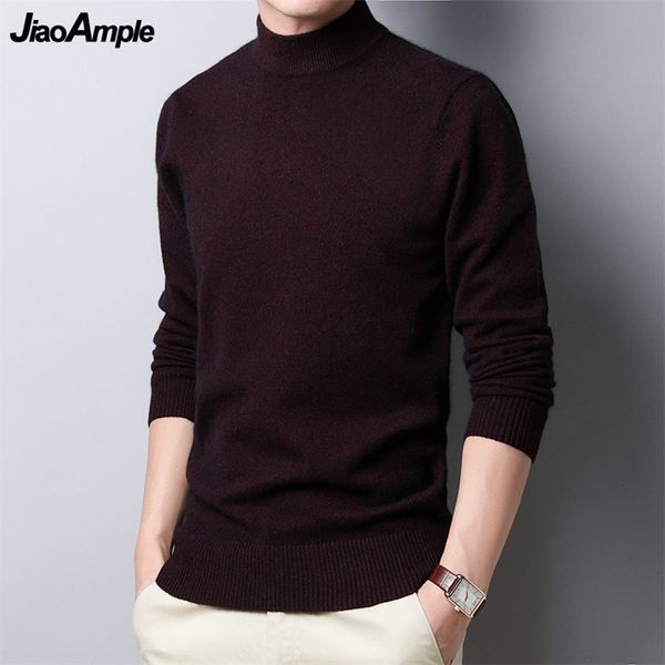 men's autumn winter soft warm knitted sweater classic joker solid black mock neck long sleeve pullovers man fashion casual 220813, White;black
men's autumn winter soft warm knitted sweater classic joker solid black mock neck long sleeve pullovers man fashion casual 220813, White;black