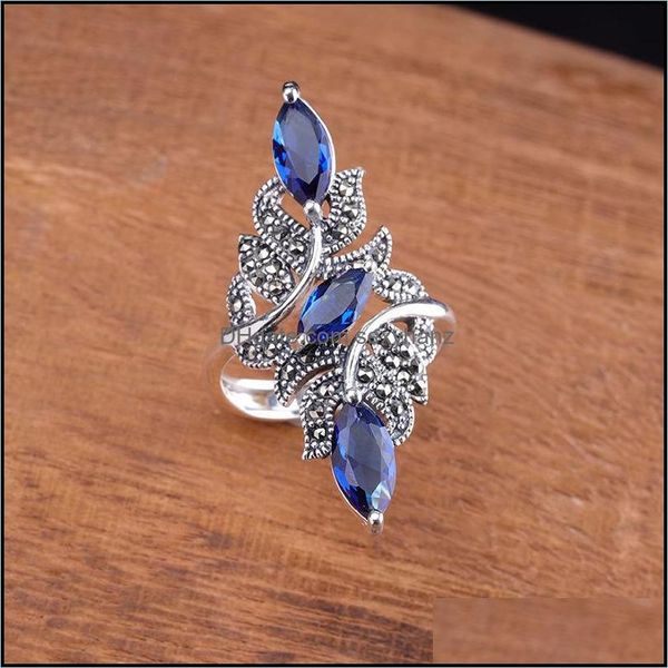 band rings jewelry fashion ladies faceted blue zircon prom ring exquisite retro engagement wedding female ring drop delivery 2021 yubsr, Silver
band rings jewelry fashion ladies faceted blue zircon prom ring exquisite retro engagement wedding female ring drop delivery 2021 yubsr, Silver