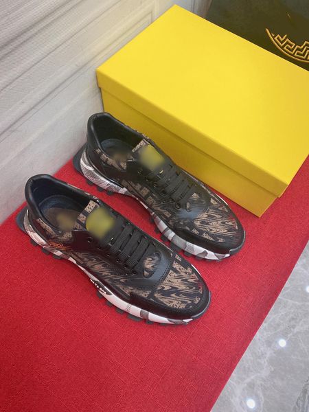 fashion mens designer shoes letter printed brown luxury men sports trainers sneakers shoe with original box, Black
fashion mens designer shoes letter printed brown luxury men sports trainers sneakers shoe with original box, Black