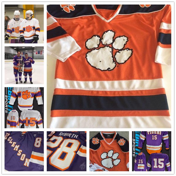 

2022 ncaa frozen four clemson tigers hockey jersey james conway 8 lance ralsten 9 conor brydges 9 ronan bryant 10 paul cunningham 11 john mc, Black