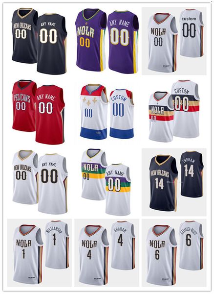 75th custom new orleans''pelicans''8 naji marshall 17 jonas valanciunas 9 willy hernangomez 3 josh hart basketball jerse, Black;red
75th custom new orleans''pelicans''8 naji marshall 17 jonas valanciunas 9 willy hernangomez 3 josh hart basketball jerse, Black;red