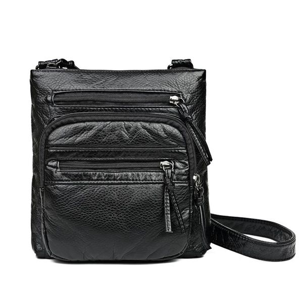evening bags women's high-quality designer pu leather shoulder bag casual solid color multi-zipper crossbody handbag all-match lady han
evening bags women's high-quality designer pu leather shoulder bag casual solid color multi-zipper crossbody handbag all-match lady han