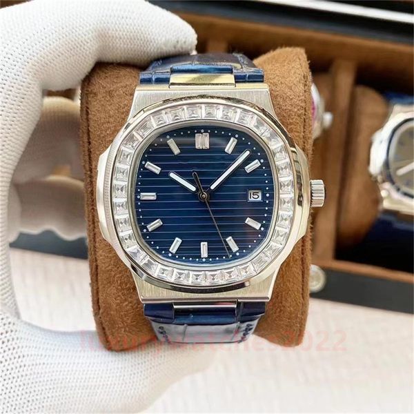nf factory mens watch 40mm colorful diamonds bezel genuine lether strap automatic mechanical super quality di lusso man watches, Slivery;brown
nf factory mens watch 40mm colorful diamonds bezel genuine lether strap automatic mechanical super quality di lusso man watches, Slivery;brown
