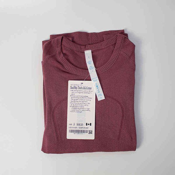 short sleeve yoga designer lu shirt o neck sports t-shirt women fitness knitted high elastic breathable athletic workout tee sportwea ll18, Black
short sleeve yoga designer lu shirt o neck sports t-shirt women fitness knitted high elastic breathable athletic workout tee sportwea ll18, Black