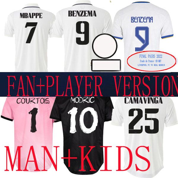 21 22 23 benzema real madrids champions soccer jerseys 120th anniversary mbappe 7 2023 modric final kids 2022 special edition player versi, Black;yellow
21 22 23 benzema real madrids champions soccer jerseys 120th anniversary mbappe 7 2023 modric final kids 2022 special edition player versi, Black;yellow