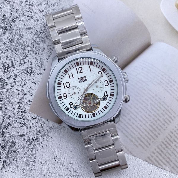 2022 new luxury mens watches five stitches series tourbillon automatic mechanical watch european brand wristwatch steel and leather strap, Slivery;brown
2022 new luxury mens watches five stitches series tourbillon automatic mechanical watch european brand wristwatch steel and leather strap, Slivery;brown