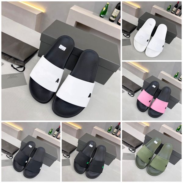 pool slide sandals designer luxury men women beach shoes pool rubber slippers, Black
pool slide sandals designer luxury men women beach shoes pool rubber slippers, Black
