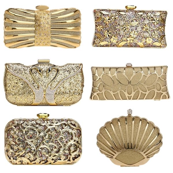 sekusa luxury women evening bags hollow out style diamonds metal clutch wedding bridal small handbags for party bags 220607
sekusa luxury women evening bags hollow out style diamonds metal clutch wedding bridal small handbags for party bags 220607