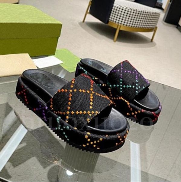 designer slippers 2022 thick bottom sandals letter embroidery slides lady platform wedges sandal beach high heel xi, Black
designer slippers 2022 thick bottom sandals letter embroidery slides lady platform wedges sandal beach high heel xi, Black