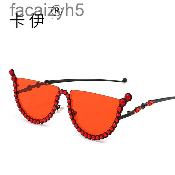 sunglasses designer new gorgeous diamond inlaid sunglasses fashion half frame women's fashion glasses stage studio street shooting deco, White;black
sunglasses designer new gorgeous diamond inlaid sunglasses fashion half frame women's fashion glasses stage studio street shooting deco, White;black