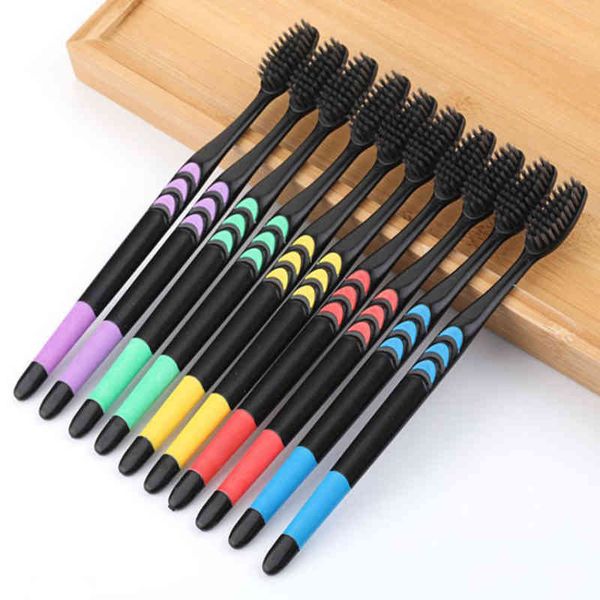 10pcs natural bamboo tooth brush set soft bristle toothbrush charcoal teeth eco toothbrushes dental oral care 220513
10pcs natural bamboo tooth brush set soft bristle toothbrush charcoal teeth eco toothbrushes dental oral care 220513