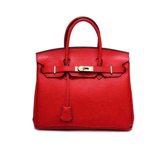 limelight leather bag 40# large capacity women's handbag fashion
