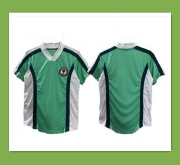 1998 retro edition #10o kocha soccer jersey home #4 kanu #6 west #9 yekini shirts #15 oliseh short sleeved football uniforms, Black;yellow
1998 retro edition #10o kocha soccer jersey home #4 kanu #6 west #9 yekini shirts #15 oliseh short sleeved football uniforms, Black;yellow
