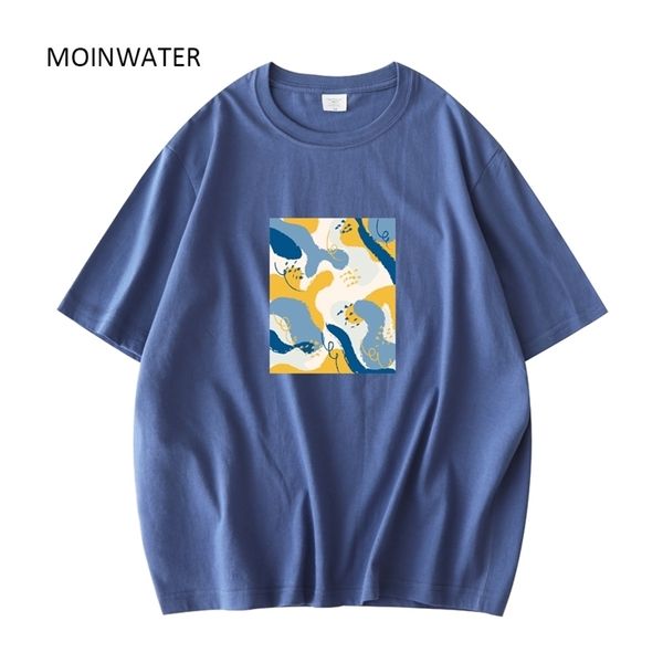 moinwater dark blue art print t shirts for women short sleeve female cotton tees for summer mt21035 220509, White
moinwater dark blue art print t shirts for women short sleeve female cotton tees for summer mt21035 220509, White